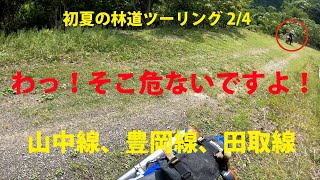 初夏の林道ツーリング（２/4） ・房総「山中線、豊岡線、田取線」[YAMAHA WR250R]