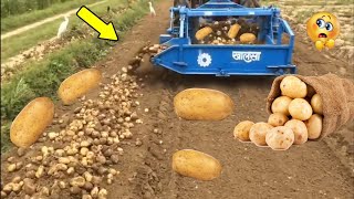 আলু তোলা আধুনিক মেশিন দেখলে অবাক হবেন | Modern machines agriculture | Bangla Boss | Potato harvester