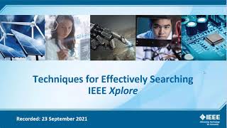 IEEE Digital Xplore - Advanced Searching