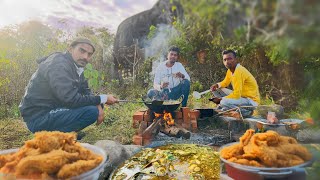 Chicken Curry and Puri Chawal | Making Chicken in Forest | Chandan Kumar