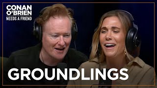 Kristen Wiig's Odd Jobs While Performing With The Groundlings | Conan O'Brien Needs A Friend
