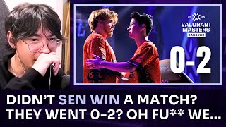 TenZ was Shocked to Realize that Sentinels Went 0-2 at Masters Bangkok