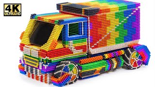 DIY - How To Make Electric Truck From Magnetic Balls (ASMR Satisfying) | Magnet World Series