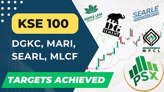 KSE100 Analysis | DGKC, MARI, SEARL, MLCF Targets Achieved | PSX Weekly Review