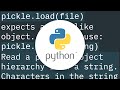 How do I read binary pickle data first, then unpickle it?