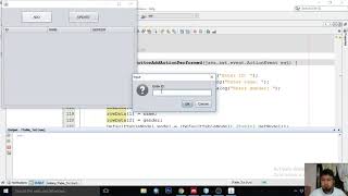 How To Add And Update A JTable Row Using JOptionPane In Java With Source Code