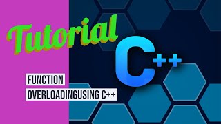#Tutorial in malayalam##Function Overloading using c++