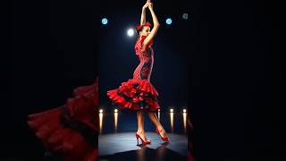 Spanish Flamingo dance on stage, #trendflux #spanishdancer #flamingo #aidancevideo #agt