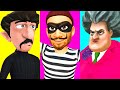 Robbery Clash Thief Pranks VS Scary Teacher 3D VS Scary Robber Home Clash - Android & iOS