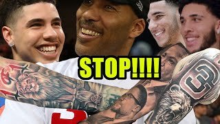MORE TATTOOS -Lavar speaks on Lamelo Lonzo & Liangelo New Tattoos!!! (SOON Will COVER EVERYTHING!)