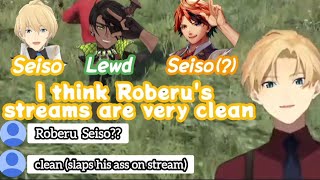Temma is shocked when chat tells him Roberu is not seiso and talks about Off-Stream Roberu's gap