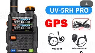 NEW - BAOFENG UV5RH - GPS MULTIBAND AIRBAND V/UHF