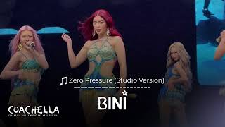 BINI - Zero Pressure (Studio Version) | @ Coachella 2026