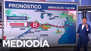 Tras una alerta histórica, el miércoles será muy peligroso para dos estados | Noticias Telemundo