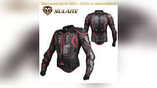 SULAITE Motorcycle Jacket Racing Armor Protector ATV Motocross Body Protection Jacket Clothing Pr