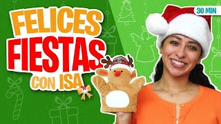 Aprende Peque con Isa -Felices Fiestas Navidad Año Nuevo - Canciones Infantiles