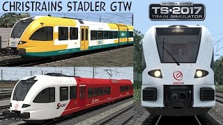 Christrains Stadler GTW - Model Details Gameplay TS2017 PC HD