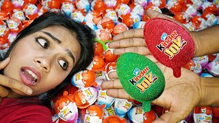 Yummy Kinder Surprise Egg Toys Opening - A Lot Of Kinder Joy Chocolate ASMR part- 13
