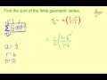 Ch. 12 Find Sum Finite Geometric Series