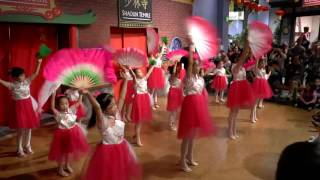 160514 兰花朵朵 Blooming Orchids Chinese Fan Children Group Dance