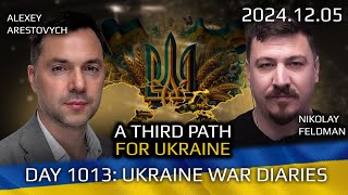 War in Ukraine, Analytics. Day 1013: A Third Path For Ukraine Arestovych, Feldman