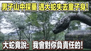 男子在山中採藥，遇到大蛇失去了童子身！大蛇竟說：我會對你負責任的！ ｜民間故事會