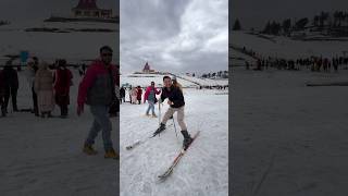 Skiing in Gulmarg Kashmir | #skiing #enjoy #snow March 2024 #music #lyrics #song #naga #unstoppable