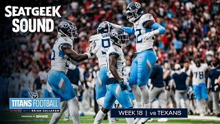 Titans at Texans Week 12 | SeatGeek Sound