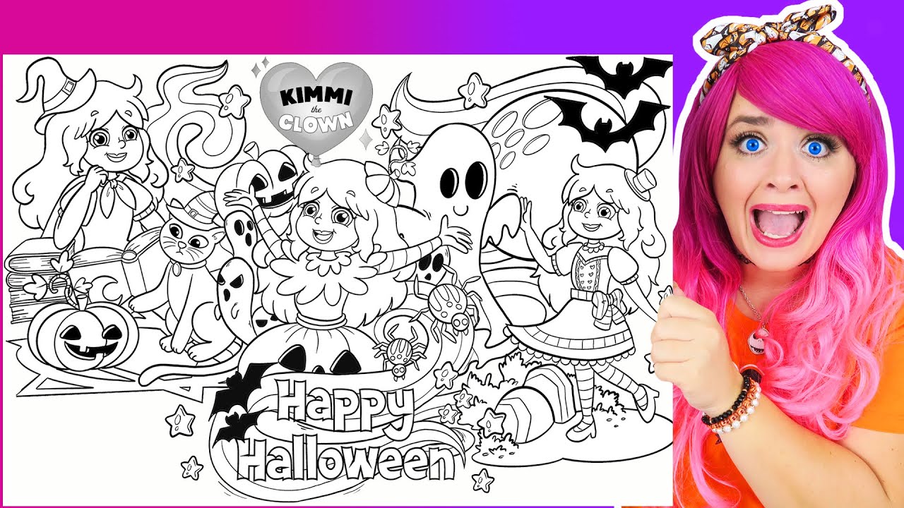 Kimmi The Clown Coloring Pages Printable 2025