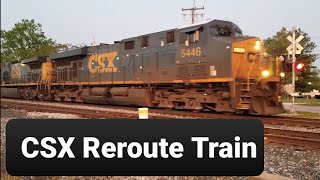 CSX Tunnel Reroute Train Comes Down the Philly Sub