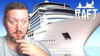 Finder FORLADT Cruise Ship (med KÆMPE rotter)! - Raft Dansk Chapter 1 Ep 2 med ComKean