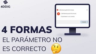 El parámetro no es correcto en Disco Duro en Windows