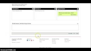 Primary Source Analysis Tool