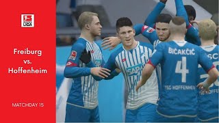 SC Freiburg - TSG Hoffenheim 1-2 | Highlights | Matchday 15 - Bundesliga 2021/22 | FIFA 16