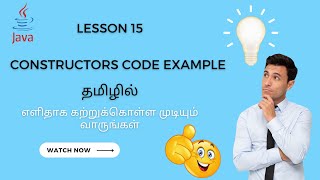 Constructor Live Code Example with Eclipse (2023) - Lesson 15 (4K)