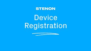 Video tutorial: Device registration