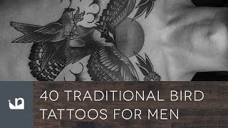 40 Traditional Bird Tattoos For Men