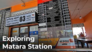 Exploring Matara Railway Station in Sri Lanka