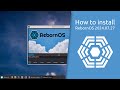 How to install RebornOS 2024.07.27