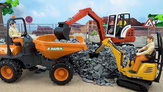 Construction Vehicles at Work - Collection Videos Stories~! BIBO TOYS