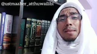 Tanggapan ustadz maaher at thuwailibi  tentang perceraian ustadz abdul somad