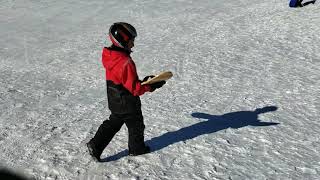 Glissade à Bromont