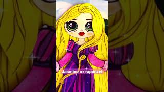 Paper doll dress paper/ jasmin or rapunzel draw / diy lol surprise