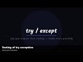 Python Error Handling: How to Use Try / Except (and Stop Crashes)