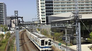 東武8000系　8170F編成　流山おおたかの森駅　到着