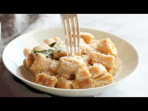 Pumpkin Gnocchi with Sage Butter Sauce Recipe