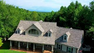 Aerial Video Meadowlark Lane 302 Blue Mountain Estates Home with Acreage