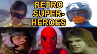 Retro SUPER-HERO Movies and TV Shows