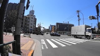 【自転車車載】環七通り小茂根三丁目交差点付近～練馬区栄町付近(2018/03/30)