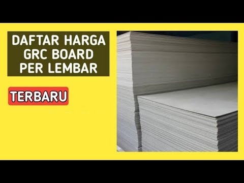 Harga GRC Per Lembar Terbaru - YouTube